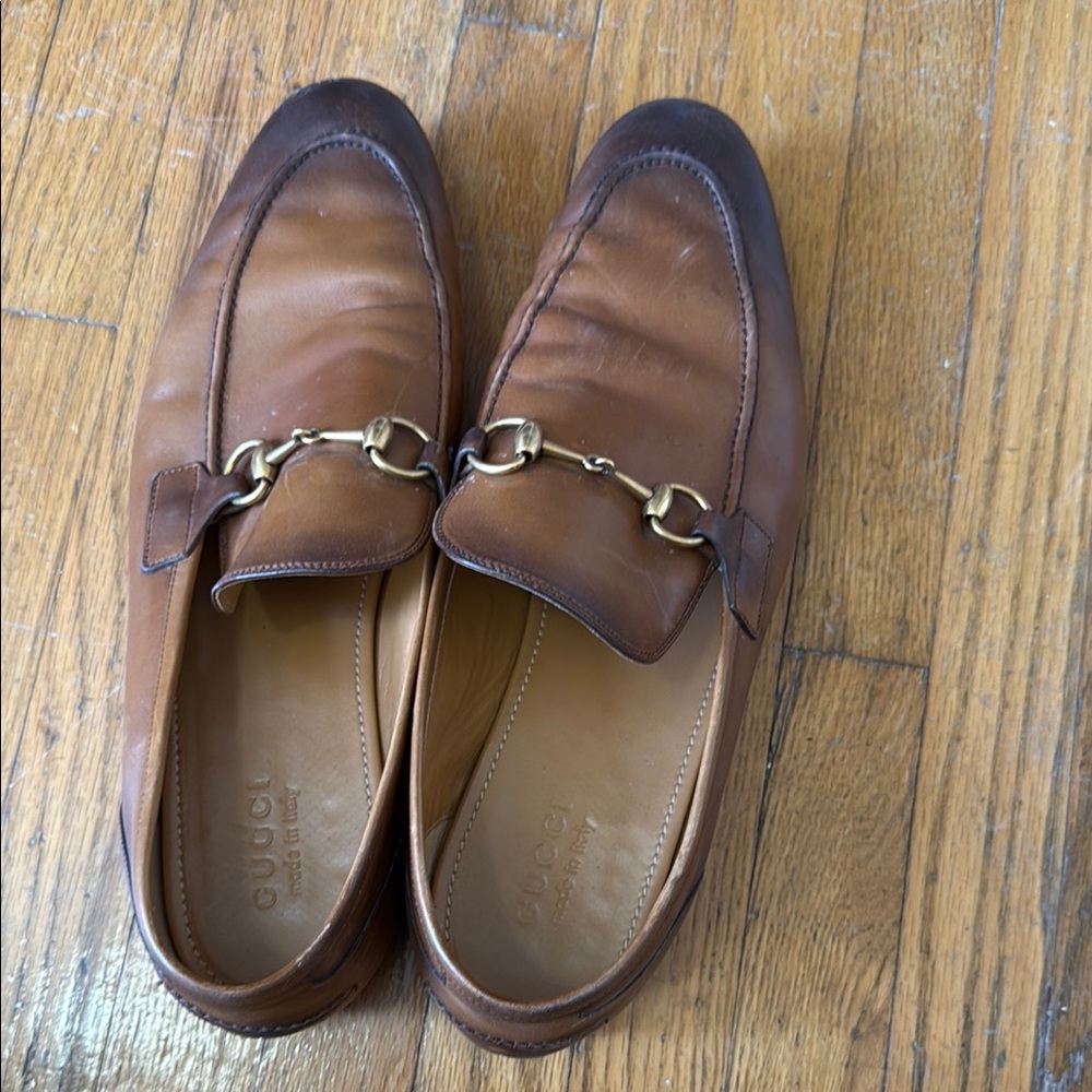 Gucci Brown Leather Men's Loafers